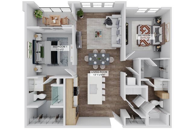 Floorplan - The Stadler Luxury Apartments