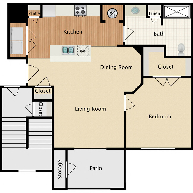 Floorplan - Prairie Creek Apartments & Townhomes