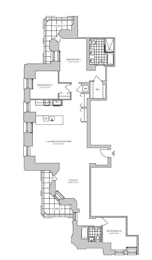 Floorplan - 70 Pine Apartments