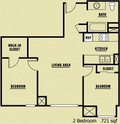 Floorplan - Gilmore Apartments