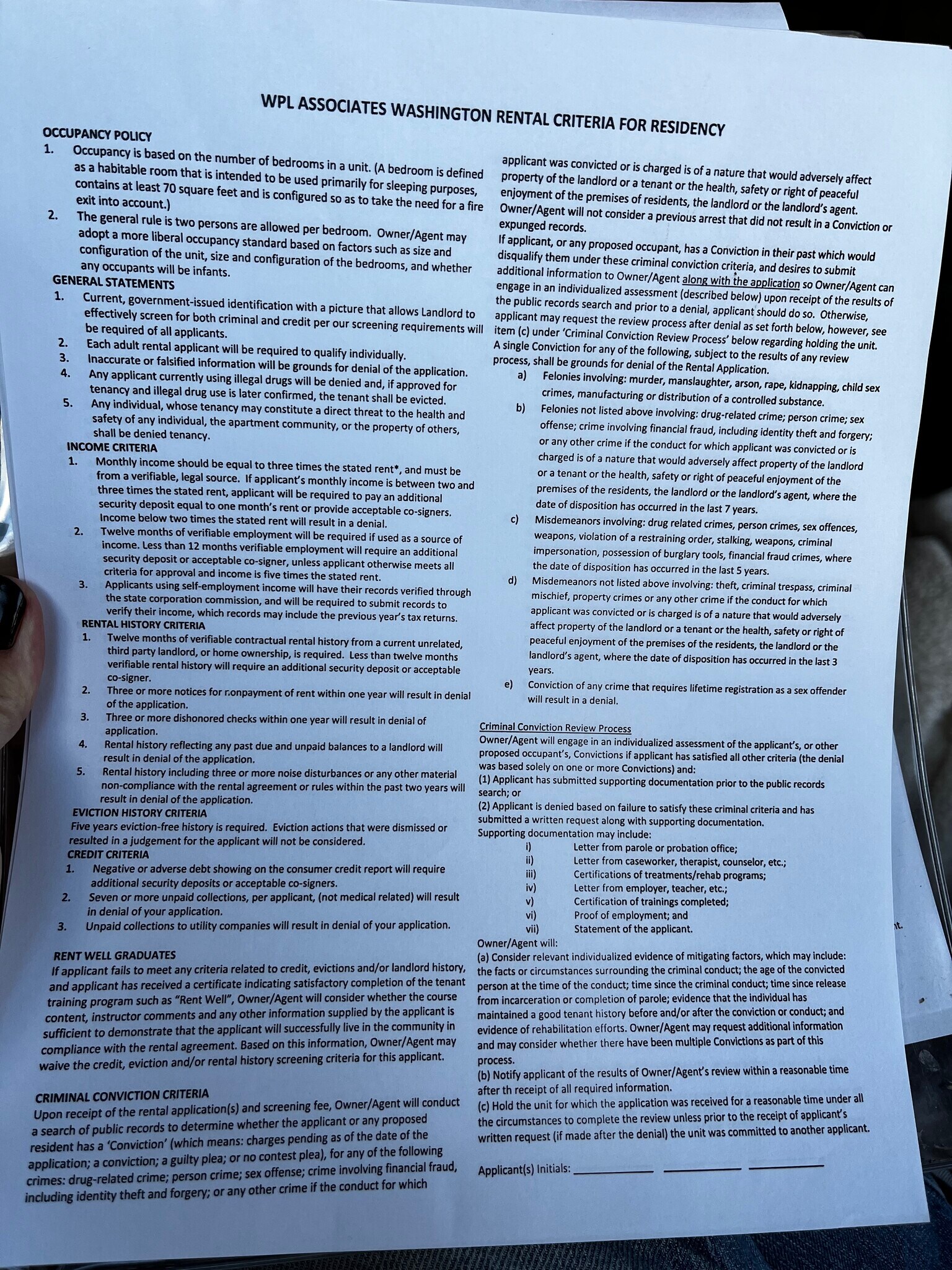 Please read criteria sheet before asking for application - 3013 Main St