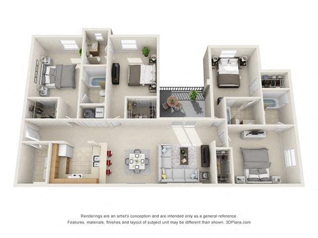 Floorplan - Tivoli Gainesville