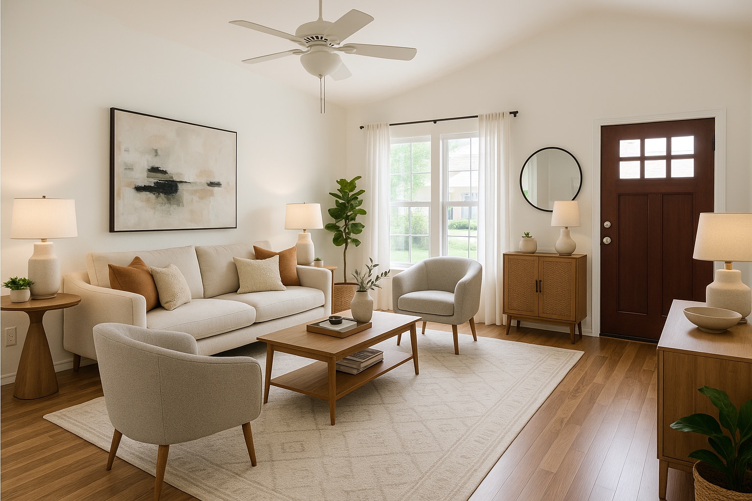 AI generated furnished example - 779 West Lyman Avenue
