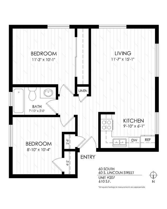 Floorplan - 60 South