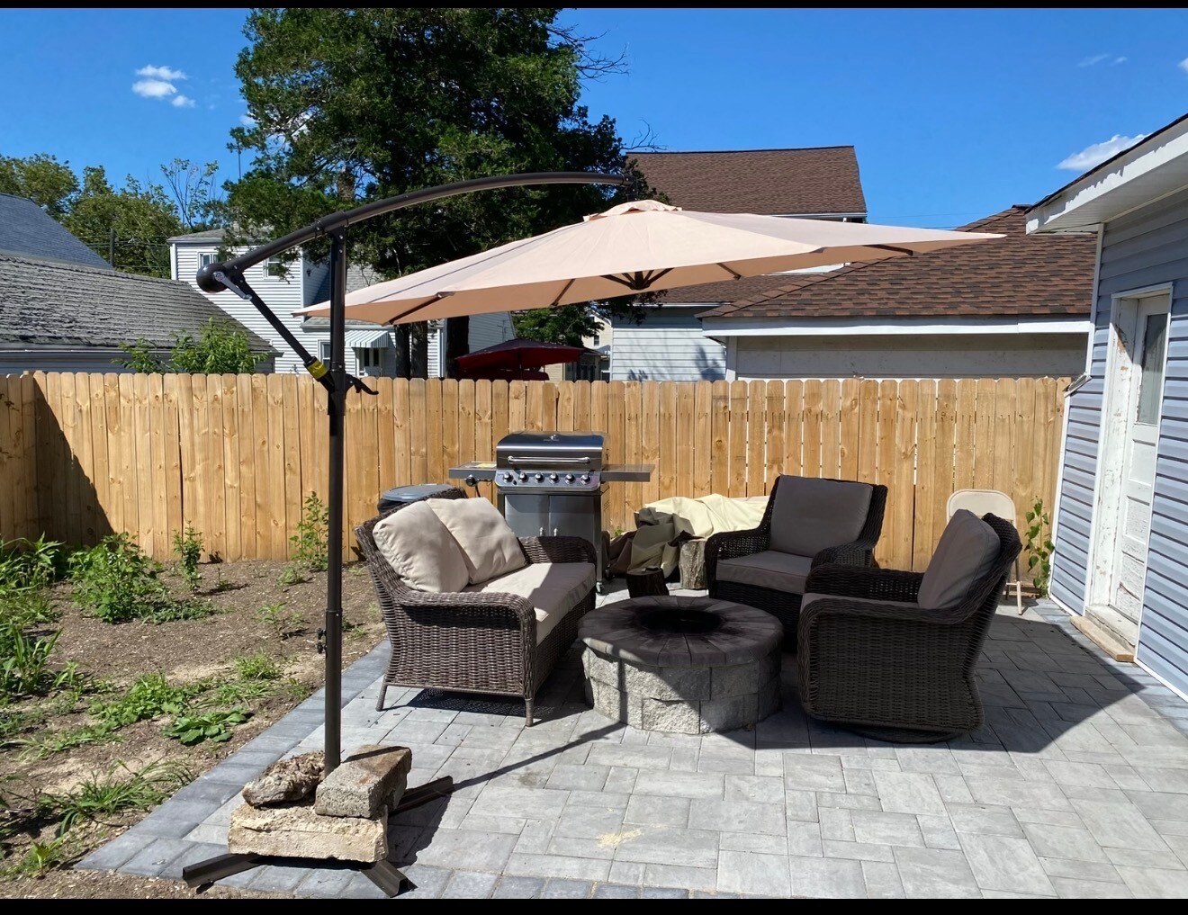 backyard - 235 Lawrence Ave