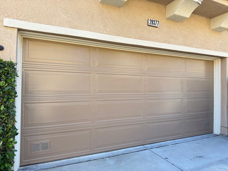 2 car garage door - 28377 Mirabelle Ln