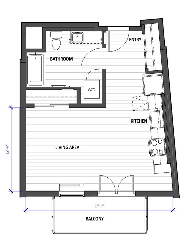 Floorplan - Hyas Point Apartments