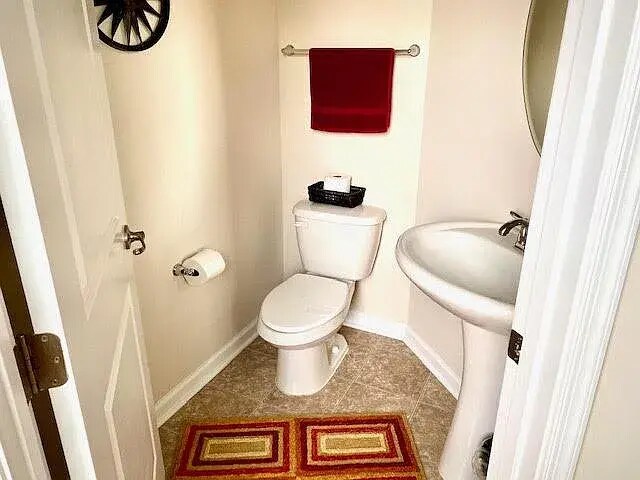 half bath on second floor - 1909 Old Brick Rd