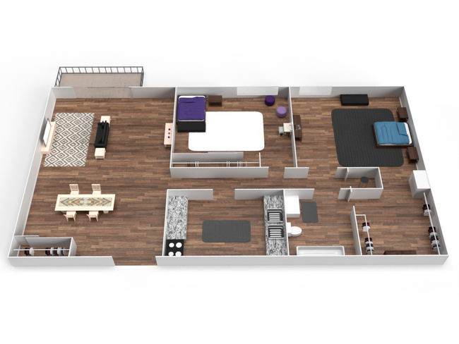 Floorplan - Tara Hills Apartments