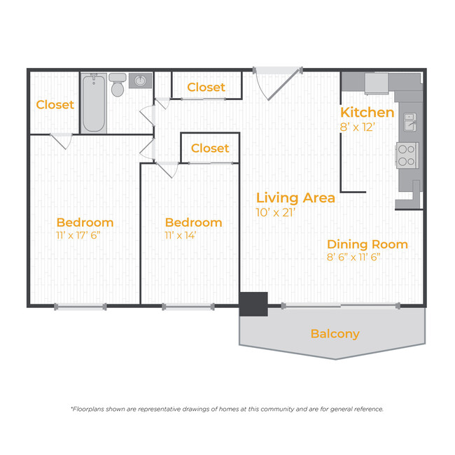 Floorplan - THE VANTAGE APARTMENTS