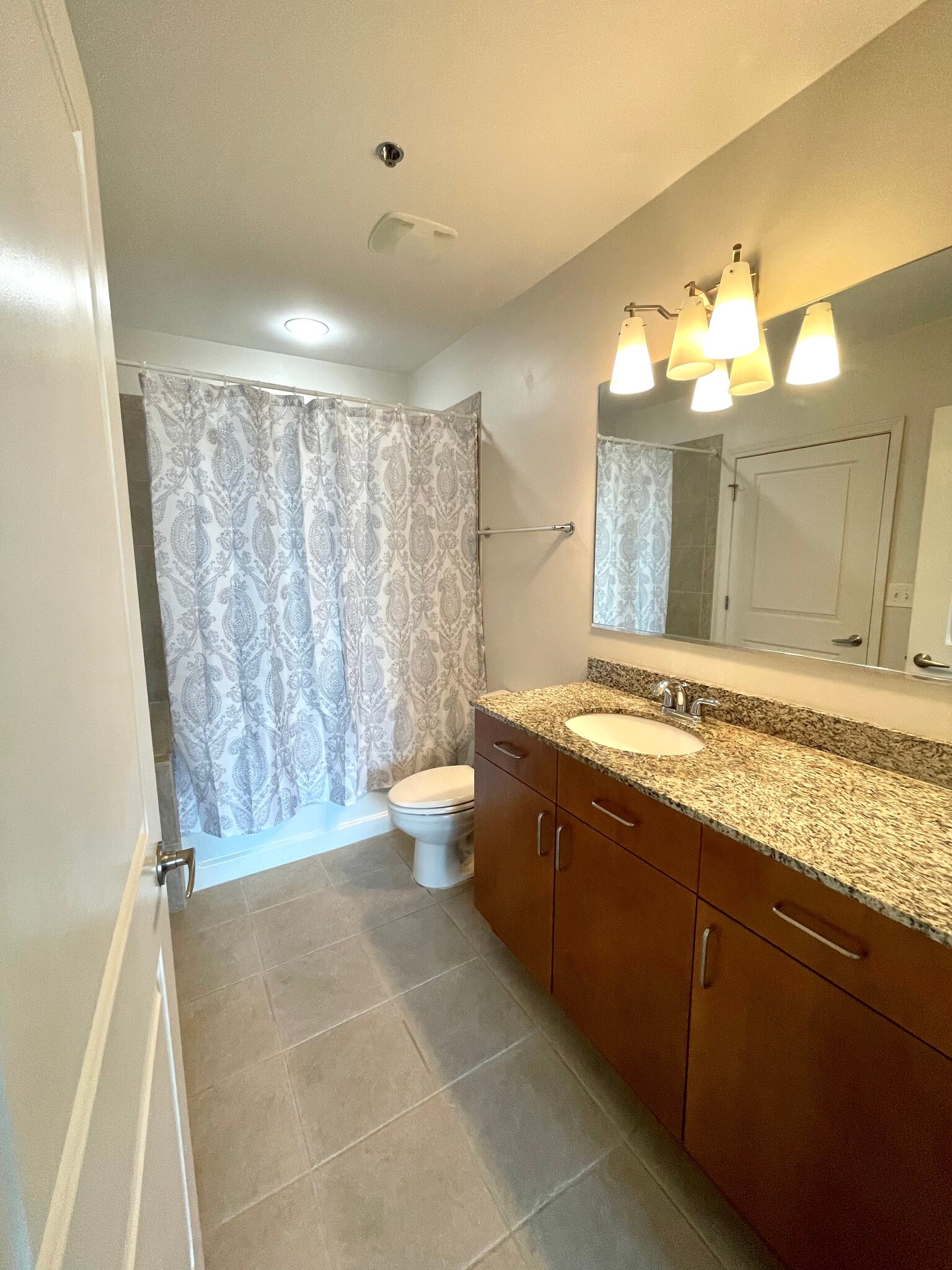 Bathroom Tile Floor with Granite Countertop! - 950 W Peachtree St NW