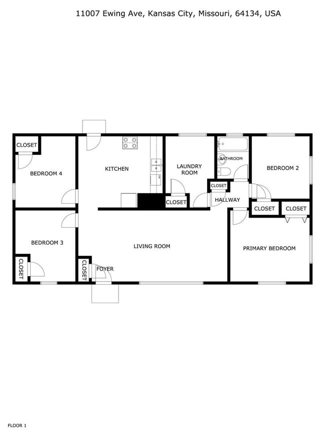 Building Photo - Spacious 4 Bed,1 Bath Home in Kansas City