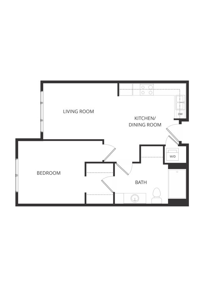 Frederick 1C 1x1 - Frederick Lofts