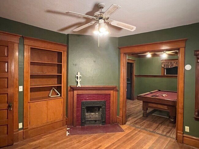 Dining Room with Built-in Shelves which Flows into Bonus Room - 1507 W Barker Ave