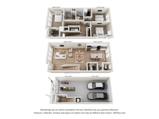 Floorplan - The Courts at Maverick Yards