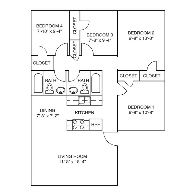 Floorplan - Sunlight Manor Apartments