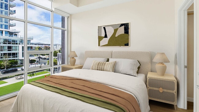 Bedroom with Hard Surface Flooring - Azure