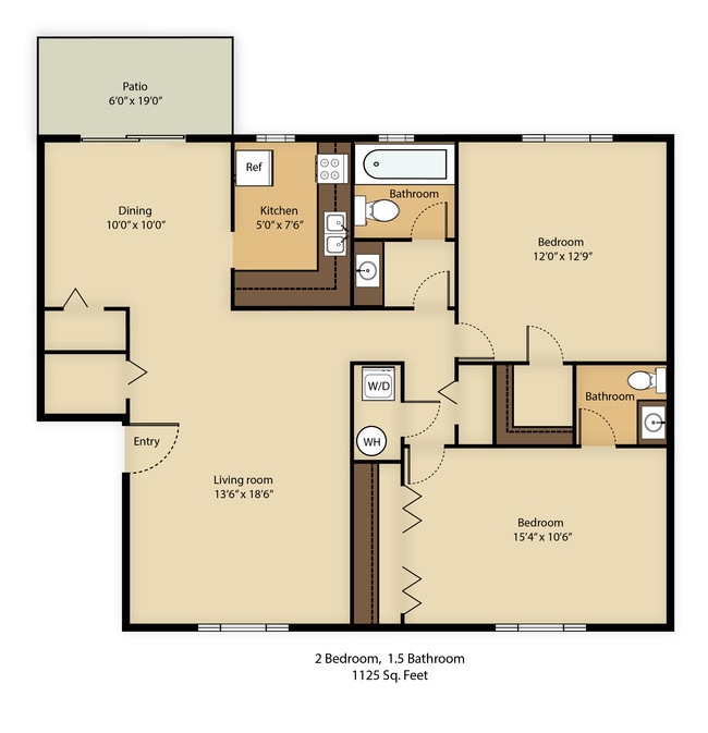 Floorplan - Bluestone Village Apartments