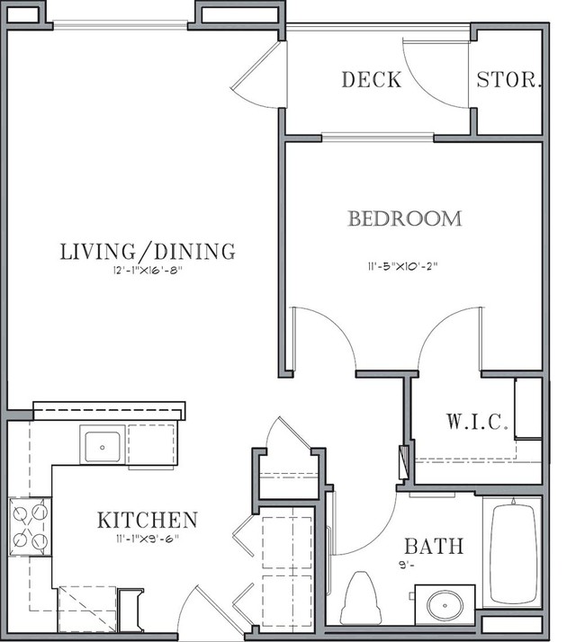 Floorplan - Burbank Senior Artists Colony