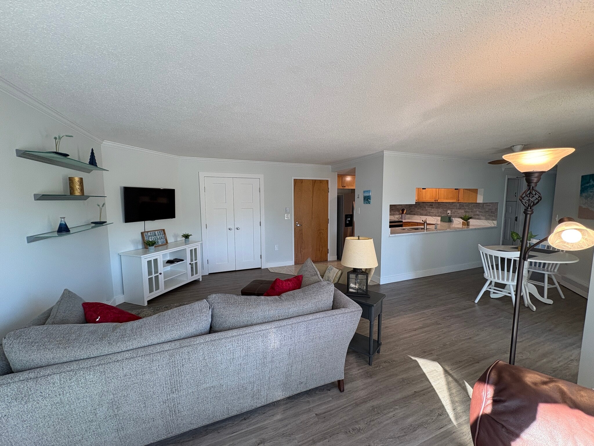 LR, Entry Door, Kitchen - 219 E Grand Ave