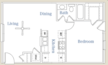 1BR/1BA - Hampton Village Rocky Mount