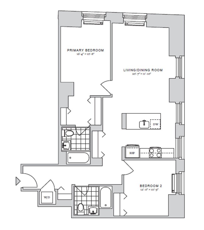 Floorplan - 70 Pine Apartments