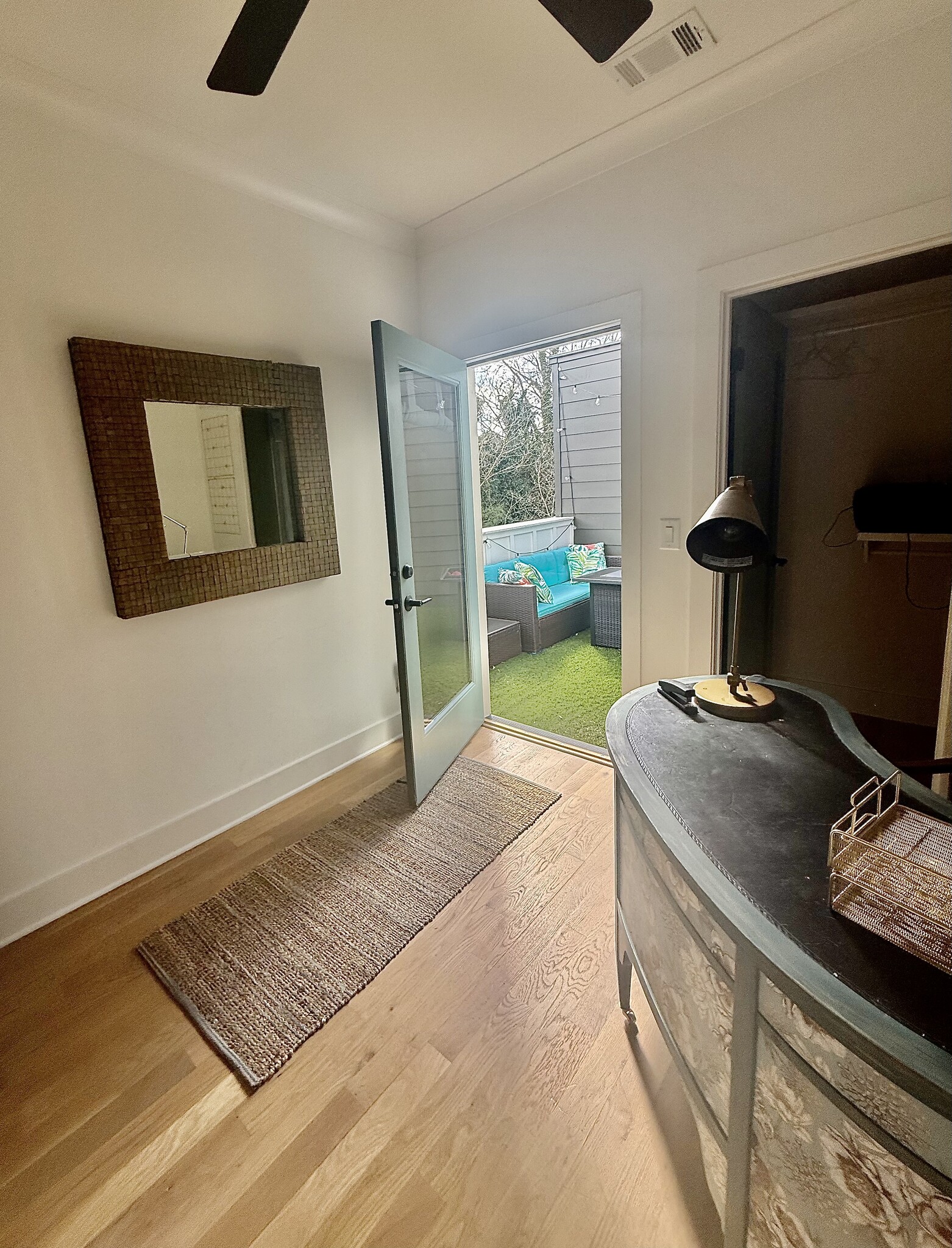 door from office to rooftop deck - 55 Weatherby St SE