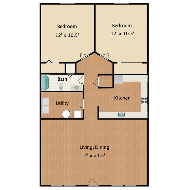 Floorplan - Millennium Apartments