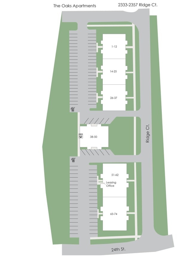 Floorplan - The Oaks Apartments