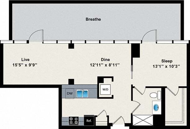 Floorplan - Reside on Green Street