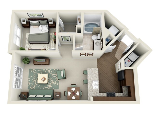 Floorplan - ZZZFountains at Mooresville Town Square