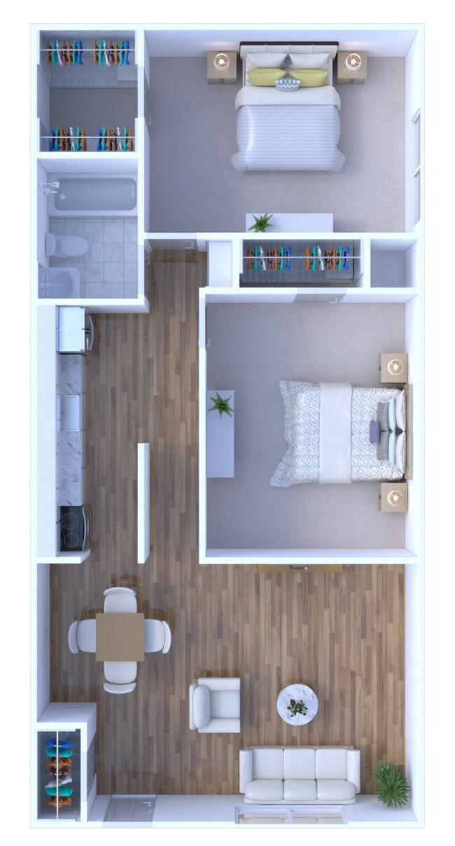 Floorplan - Franklin Square Apartments