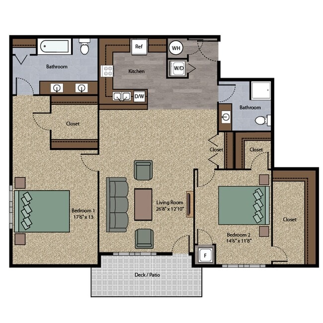 Floorplan - The Apartments at Lux 96