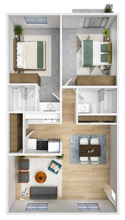 Floorplan - The Valencia
