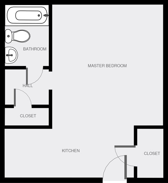 Studio - Lakewood Plaza Apartments