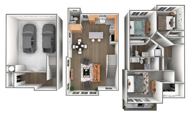 Floorplan - The Hudson Townhomes