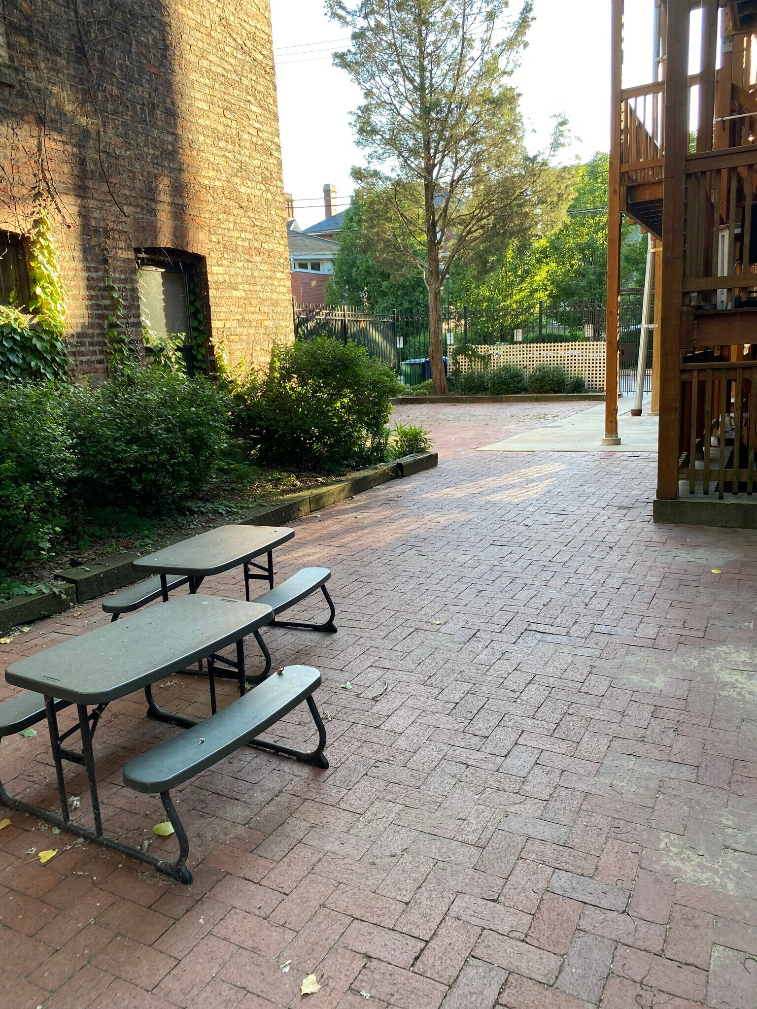 gated patio - 5704 S Kimbark Ave