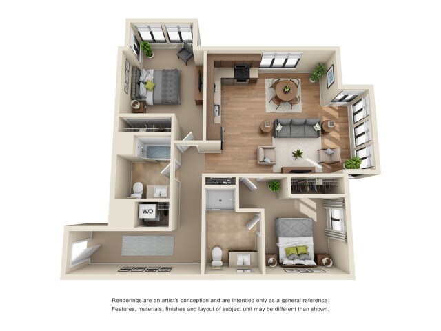 2 bed 2 bath - Park 19