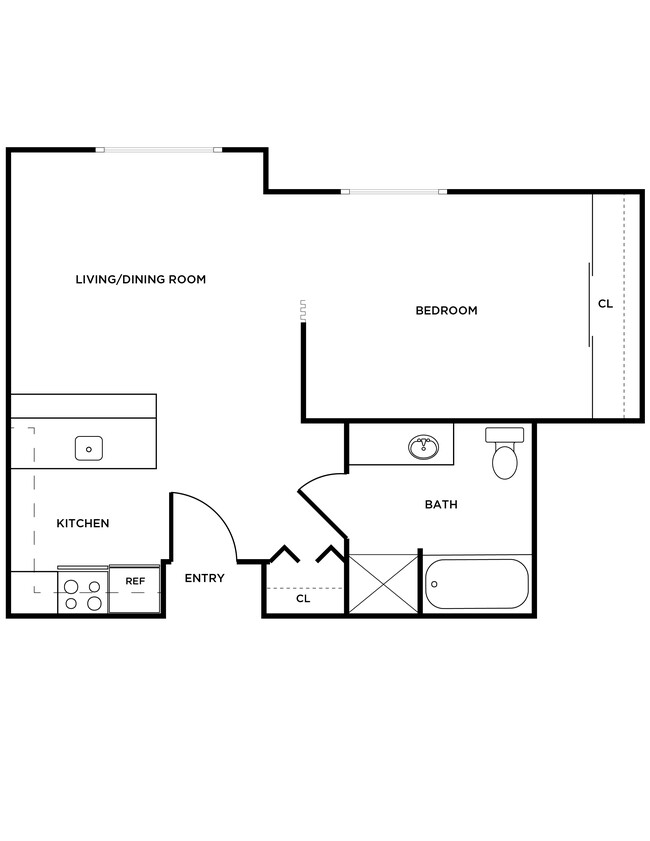 Floorplan - Woodrose Apartments