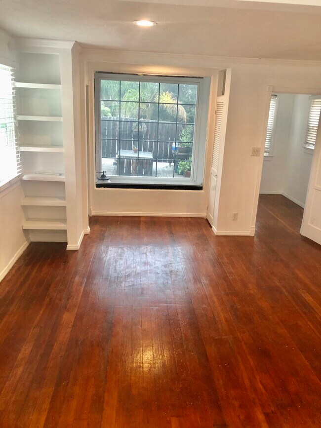 Master Bedroom with Walk in closet and picture window w/view of private deck - 6107 Saturn St