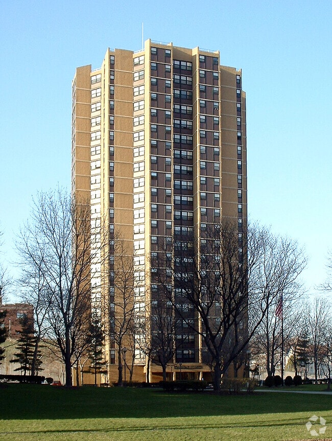 View from the southwest - Governor Paterson Towers
