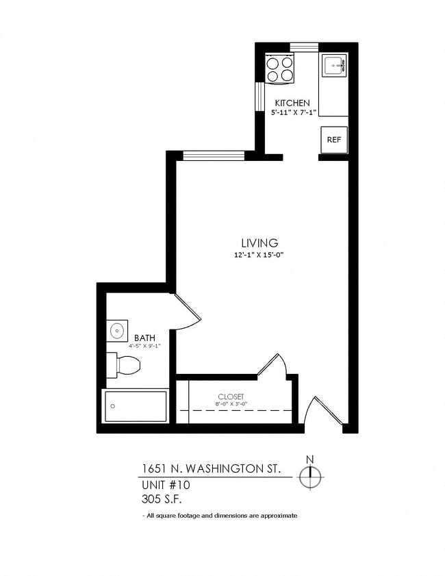Floorplan - 1651 Washington
