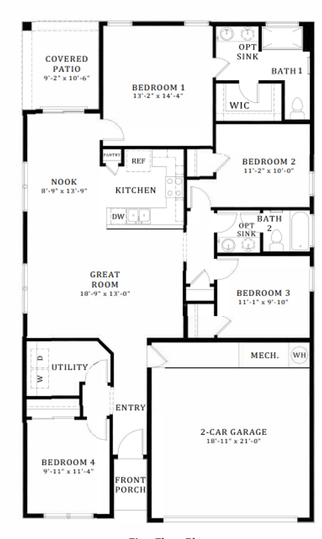 Building Photo - 4 bed 2 bath home in Huning Ranch! Newly Built