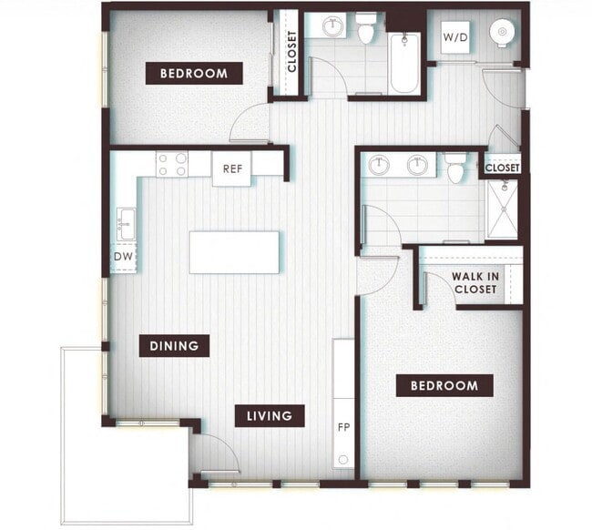 Floorplan - Delo Apartments