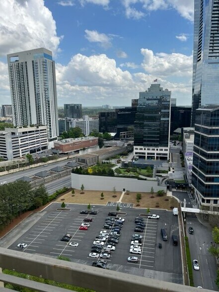 View From Balcony - 3334 Peachtree Rd NE
