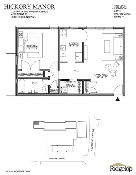 Interior Photo - Hickory Manor: In-Unit Washer & Dryer, Hea...