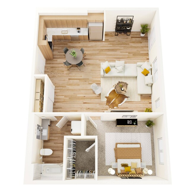 A6 - One Bedroom - Green Leaf Shoreline