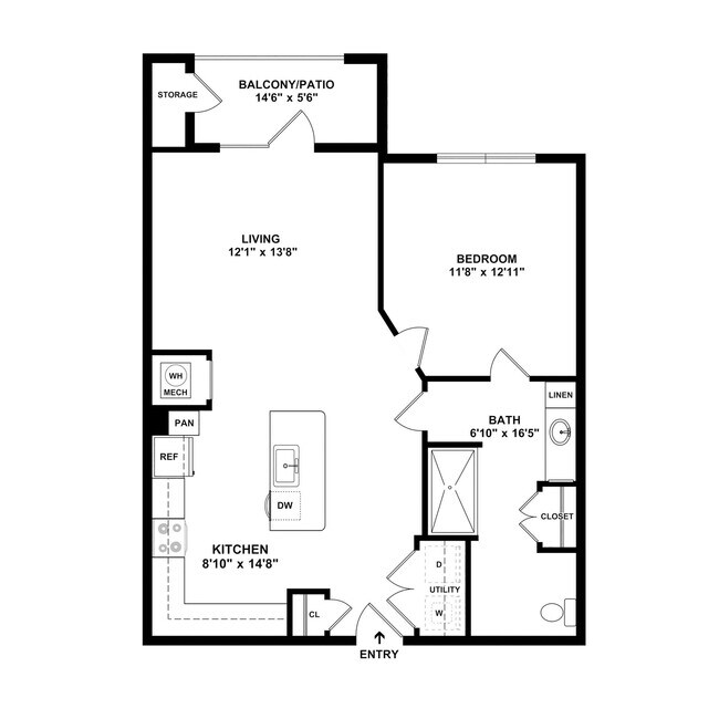 Floorplan - Palladium Park Row Katy