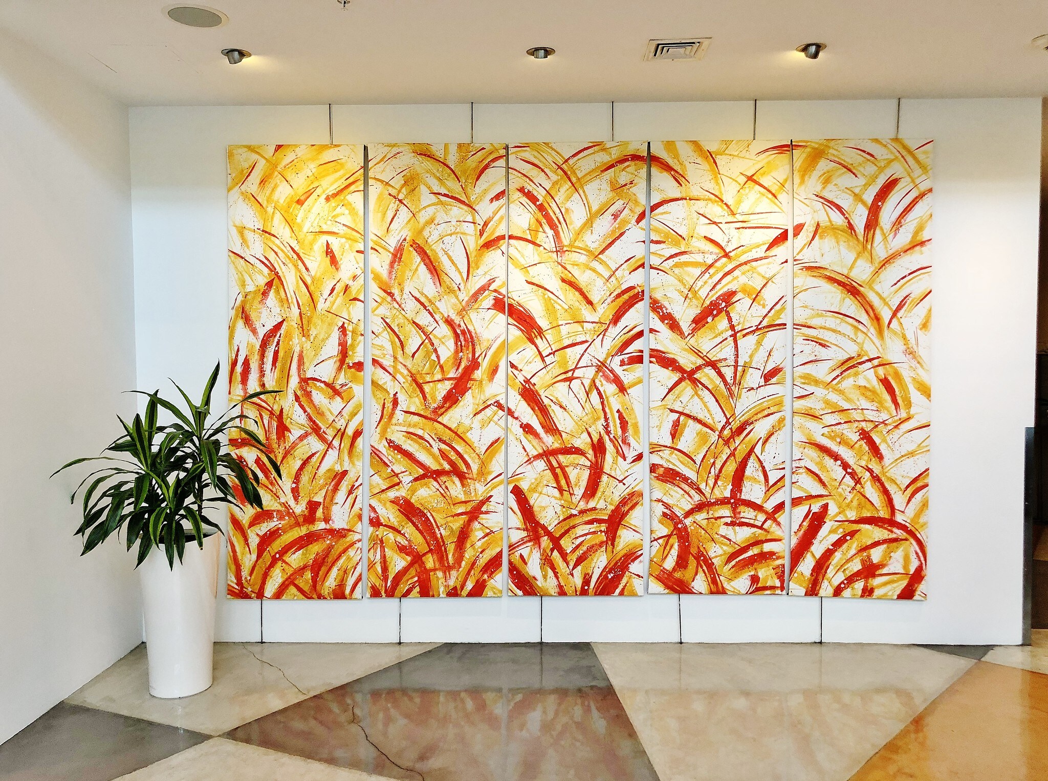 Grand lobby to a boutique building - 234 NE 3rd St