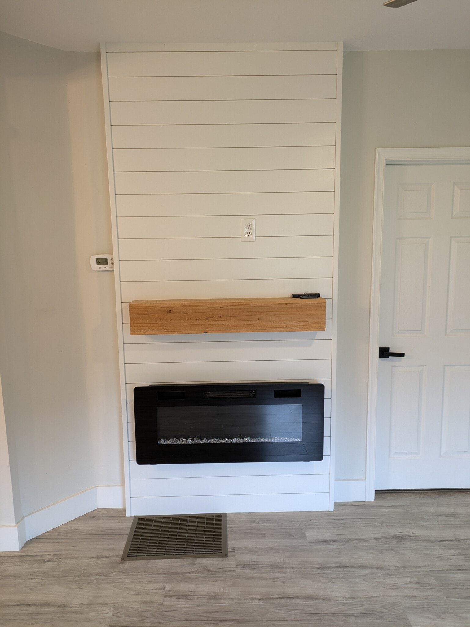 Electric fireplace - 1613 13th St